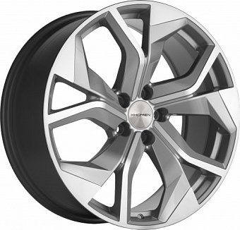 Khomen Wheels KHW2006 (Q8) 8,5x20 5x112 ET20 dia 66,5 brilliant silver-FP Россия