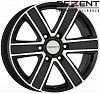 Dezent TJ dark 8x18 6x139,7 ET20 dia 106,1 black polished