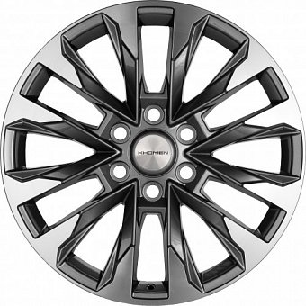 Khomen Wheels KHW2010 (LC 300) 8x20 6x139,7 ET60 dia 95,1 gray-FP Россия