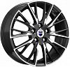 K&K Солт 6,5x17 5x100 ET38 dia 67,1 алмаз черный
