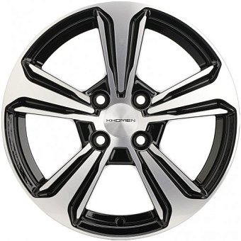 Khomen Wheels KHW1502 (Nexia) 6x15 4x100 ET45 dia 56,6 black-FP