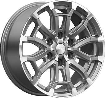 Скад Авилис 8x18 6x139,7 ET45 dia 95,1 алмаз графит