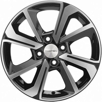 Khomen Wheels KHW1501 (Rio II) 6x15 4x100 ET46 dia 54,1 black-FP Россия