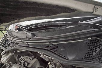 Жабо сборное (2 мм.) для Renault Sandero Stepway (2009-2013)
