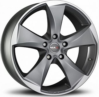 MAK Raptor 5 9,5x20 5x114,3 ET35 dia 76 graphite mirror face