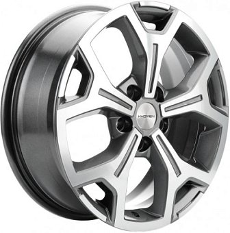 Khomen Wheels KHW1710 (Coolray) 6,5x17 5x114,3 ET45 dia 54,1 gray-FP