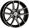 1000 Miglia MM041 7,5x17 5x112 ET45 dia 66,6 black polished