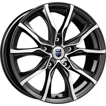 K&K Твист 7,5x17 5x120 ET43 dia 72,6 алмаз черный
