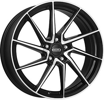 Dotz Spa dark 7,5x17 5x114,3 ET48 dia 71,6 black full polished Dotz Spa dark 7,5x17 5x114,3 ET48 dia 71,6 black full polished