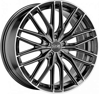 OZ Racing Gran Turismo HLT 9,5x20 5x112 ET35 dia 75 star graphite diamond lip