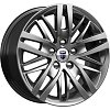 K&K Fencer 7x16 5x100 ET38 dia 67,1 дарк платинум
