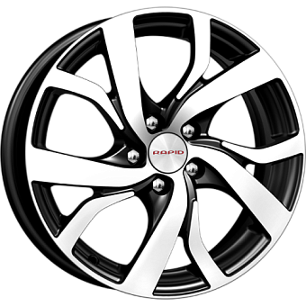 K&K Палермо 6,5x16 5x108 ET43 dia 67,1 алмаз черный Россия
