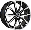 Кованные диски Wolf Skoda Karoq 7x17 5x112 ET50 dia 57,1 черный+полировка