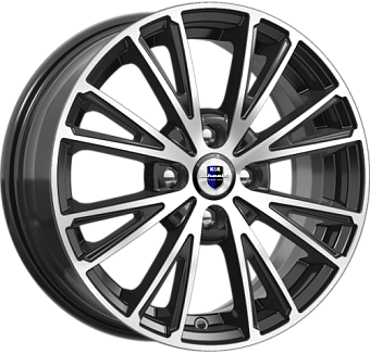K&K Меандр 6x16 4x100 ET40 dia 67,1 алмаз черный Россия