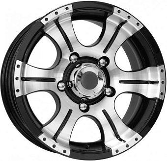 K&K Байконур 8x16 6x139,7 ET0 dia 110,1 алмаз черный Россия