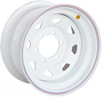 Offroad wheels Toyota/Nissan 8x16 6x139,7 ET10 dia 110,1 белый