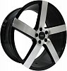 Vissol V-080R 8,5x19 5x114,3 ET15 dia 73,1 black with machined face