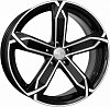 K&K X-fighter 6x15 5x105 ET39 dia 56,6 алмаз черный