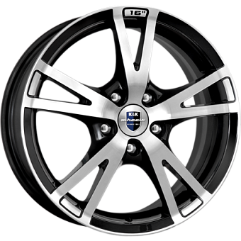 K&K Вольт 6,5x16 5x114,3 ET50 dia 66,1 алмаз черный Россия