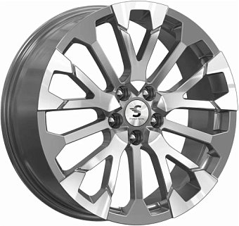 K&K Premium Series КР003 (19_CR-V) 7,5x19 5x114,3 ET45 dia 64,1 diamond gloss graphite
