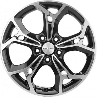 Khomen Wheels KHW1702 (Optima/Tucson) 7x17 5x114,3 ET51 dia 67,1 black-FP