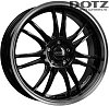 Dotz Shift 7x17 4x100 ET35 dia 60,1 black polished lip
