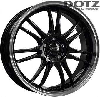 Dotz Shift 7x17 4x100 ET35 dia 60,1 black polished lip