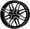 Alutec Burnside 7x16 5x100 ET38 dia 57,1 diamond black front polished