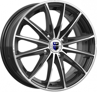 K&K Пойнт Бланк 6x15 4x100 ET50 dia 60,1 алмаз черный Россия
