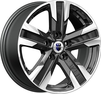 K&K Висмут 7x16 5x110 ET39 dia 65,1 алмаз черный