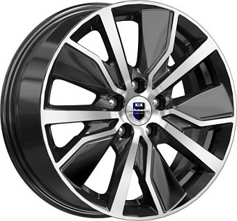 K&K Гамбит 6,5x16 5x114,3 ET45 dia 60,1 алмаз черный