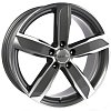 MAK Stadt 8x18 5x112 ET50 dia 57,1 gun metallic mirror