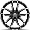 Rial Lucca 6,5x16 4x100 ET46 dia 54,1 diamond black front polished