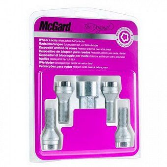 Комплект секреток McGard 27208 SU болт M14x1,5 конус 60° хром (без защитного кольца)