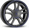 Sparco Rally 7,5x17 5x114,3 ET45 dia 73,1 matt silver tech blue lip
