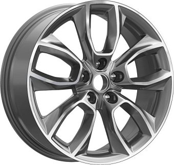 K&K Premium Series КР001 (18_Karoq) 7x18 5x112 ET45 dia 57,1 diamond gloss graphite