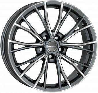 MAK Mark 8x17 5x120 ET30 dia 72,6 gunmetal mirror face MAK Mark 8x17 5x120 ET30 dia 72,6 gunmetal mirror face