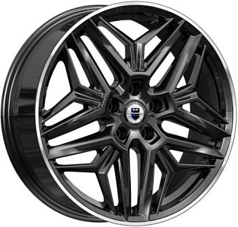 K&K Колумб 7x19 5x108 ET45 dia 67,1 алмаз черный