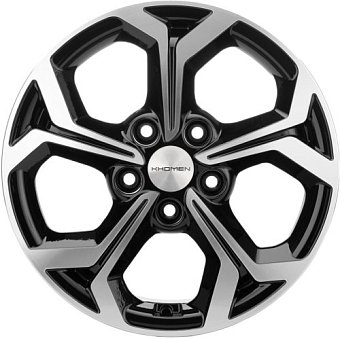 Khomen Wheels KHW1606 (Huyndai/Kia) 6,5x16 5x114,3 ET50 dia 67,1 black-FP