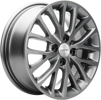Khomen Wheels KHW1506 (Logan) 6x15 4x100 ET40 dia 60,1 gray Khomen Wheels KHW1506 (Logan) 6x15 4x100 ET40 dia 60,1 gray