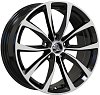 Кованные диски Wolf Skoda Superb 7x17 5x112 ET43 dia 57,1 черный+полировка
