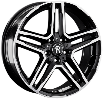 Replay FAW (FA33) 7,5x18 5x114,3 ET33 dia 67,1 BKF Replay FAW (FA33) 7,5x18 5x114,3 ET33 dia 67,1 BKF