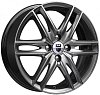 K&K Монтеррей 6x16 4x100 ET50 dia 60,1 дарк платинум