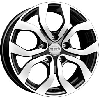 K&K Original Series Lifan (КС704) 6,5x16 5x114,3 ET45 dia 60,1 алмаз черный Россия