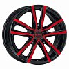 MAK Milano 8x18 5x114,3 ET40 dia 76 black and red