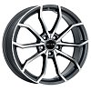 MAK Lowe-FF 7,5x17 5x100 ET35 dia 57,1 gun metallic mirror