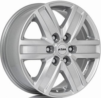 Rial Transporter 6 7x17 6x130 ET57 dia 84,1 polar silver