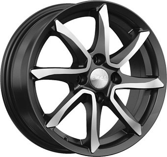 Скад Осака 6x15 4x100 ET45 dia 67,1 алмаз бархат новый