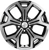 Khomen Wheels KHW1710 (Haval F7/F7x) 6,5x17 5x114,3 ET40 dia 64,1 black-FP