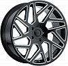 Black Rhino Cyclone 9x20 5x150 ET25 dia 110,5 gloss black w/milled spokes